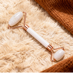 Facial Massager Set Manufacturer - Custom Logo Rose Pink Jade Roller Gua Sha Set Facial Massage Face Lift & Tightening