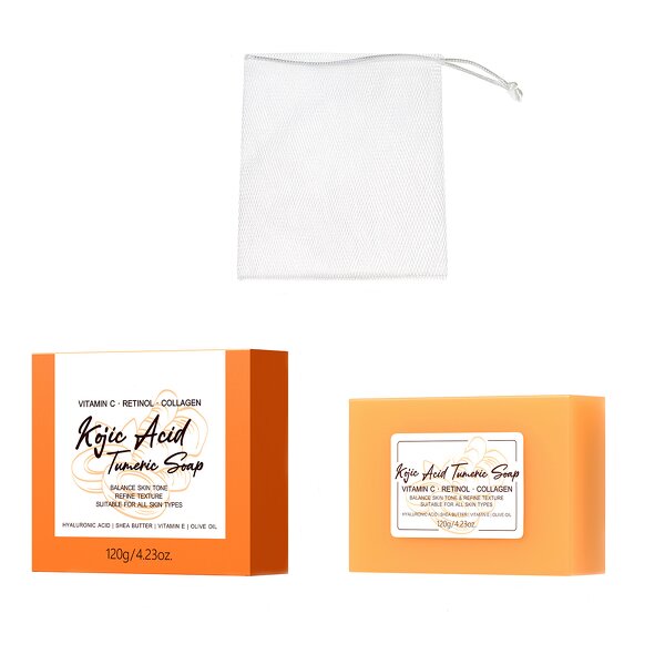 Bath Soap Manufacturer - Private Label Turmeric Vitamin C Essential Oil Facial Soap Hyaluronic Acid Body Cleansing Bar Dark Spots Remover