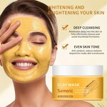 Clay Mask Manufacturer - Private Label Beauty Organic Facial Clay Mask Turmeric Green Tea Dead Sea Mud Mask for Acne Blackheads