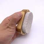 Foot File Manufacturer - Stone Foot File Callus Remover for Feet Wooden Brush Callus Pedicure Foot Scrubber Remove Dead Skin