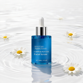Face Serum Manufacturer - Private Label Face Serum Skincare Nourishing Whitening Tightening Repairing Blue Copper Peptide with Hyaluronic Acid