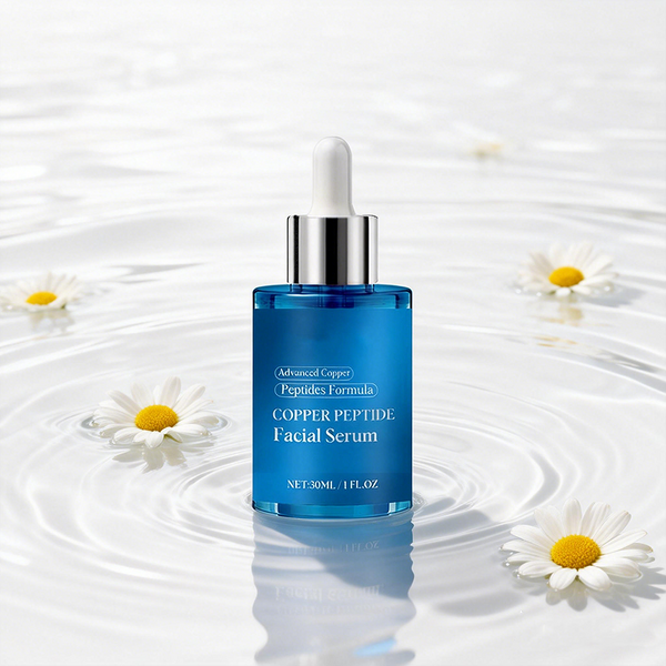 Face Serum Manufacturer - Private Label Face Serum Skincare Nourishing Whitening Tightening Repairing Blue Copper Peptide with Hyaluronic Acid