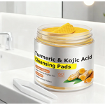 Cleansing Pads Manufacturer - 60Pads Private Label Skincare Facial Exfoliating Cotton Pads Anti-Acne Kojic Acid & Turmeric
