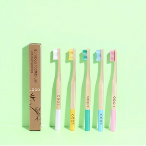 Toothbrush Manufacturer - Colorful Personal Care Disposable Travel Soft Natural Low Price Customized Logo Thick Handle Brush