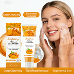 Facial Cleanser Manufacturer - New Arrived Custom Logo Exfoliating Anti Acne Hydrating Turmeric Face Wash