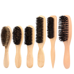 Beard Brush Manufacturer - Best-selling Boar Bristle Beard & Mustache Handled Brush for Men Shaving Beard Care Brush with Handle