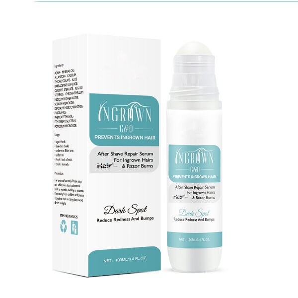 After Shave Serum Manufacturer - Private Label Natural Formula Remove Dark Spot After Shave Razor Bumps Treatment Solution Roll on