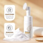 Facial Cleanser Manufacturer - Private Label Organic Gentle Face Wash Rice Cleanser Brightening Face Brush Cleanser
