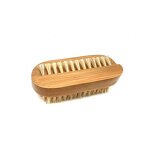 Nail Brush Manufacturer - Bamboo Nail Brush Hand Wash Brush Nail Crevice Dirt Cleaning Brush Row of Bristles Nail Cleaning Tool