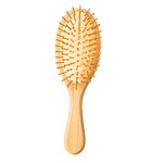 Hair Brush Manufacturer - Wholesale Natural Bamboo Wooden Portable Airbag Massage Comb with Wooden Handle