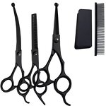 Pet Scissor Set Manufacturer - Hot Selling New Style Stainless Steel Safety Scissor Set Grooming for Pet Dogs and Cats
