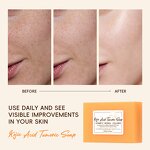 Bath Soap Manufacturer - Private Label Turmeric Vitamin C Essential Oil Facial Soap Hyaluronic Acid Body Cleansing Bar Dark Spots Remover