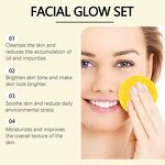 Facial Cleanser Set Manufacturer - Hot Sale OEM Turmeric Kojic Acid Vitamin C Pads Foaming Cleanser Deep Cleaning Set