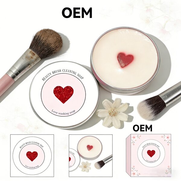Makeup Brush Cleaner Manufacturer - Private Label Custom Vegan Wholesale 100g Solid Makeup Brush Cleaner Cleaning Soap for Kit