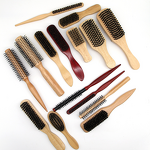 Beard Brush Manufacturer - Best-selling Boar Bristle Beard & Mustache Handled Brush for Men Shaving Beard Care Brush with Handle