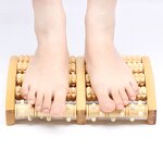 Foot Massager Manufacturer - Wholesale High Quality Foot Relax Stress Relief Wooden Foot Meridian Massager Roller