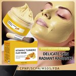 Clay Mask Manufacturer - OEM Organic Oil Control Soothing Deep Cleansing Skin Care Private Label Dead Sea Mud Pink Turmeric Clay Mask