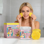 Cleansing Pads Manufacturer - Hot Selling Custom Private Label Facial Nourishing Moisturizing Pad Kojic Acid & Turmeric Cleansing Pads