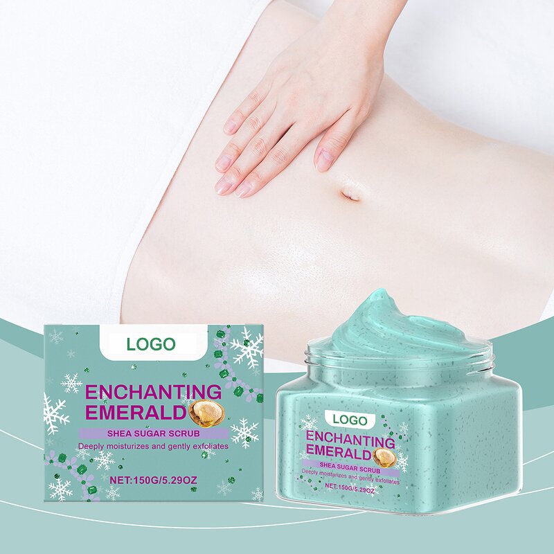 Body Scrub Manufacturer - Organic Body Scrub Natural Body Care Whitening Exfoliating Skin Care Exfoliation Shea Sugar Scrub for Body