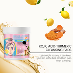 Cleansing Pads Manufacturer - Hot Selling Custom Private Label Facial Nourishing Moisturizing Pad Kojic Acid & Turmeric Cleansing Pads