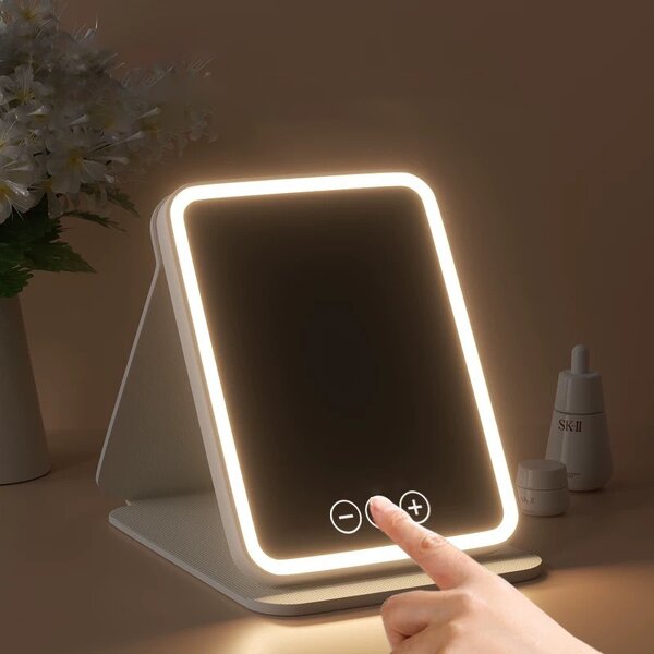 Makeup Mirror Manufacturer - New Design LED Makeup Mirror Cosmetic Smart Beauty Mirror 3 Modes Desktop Vanity Illuminated Led