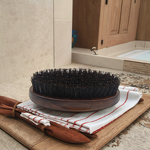 Beard Brush Manufacturer - OEM Top Selling Antique Color Wooden Beard Brush With Wild Boar Bristles Beard Brushes for Men