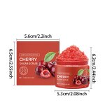 Body Scrub Manufacturer - Organic Natural Private Label Body Scrub Deep Cleansing Skin Renewal Cherry Body Scrub for Unisex