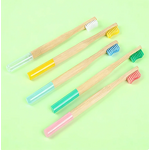 Toothbrush Manufacturer - Colorful Personal Care Disposable Travel Soft Natural Low Price Customized Logo Thick Handle Brush