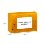 Turmeric Soap Bar Manufacturer - Oem Factory Natural Brightening Turmeric Kojic Acid Handmade Anti-Acne Soap