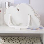 Makeup Mirror Manufacturer - Hot Selling Clouds Shape Girls` Desktop Mirror Private logo High Quality PVE Makeup Mirror Hanging Holes