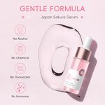 Face Serum Manufacturer - Organic Sakura Serum Skin Care Moisturizing Brightening Anti Aging Hyaluronic Serum Japan Liquid