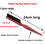 Beard Brush Manufacturer - Best-selling Boar Bristle Beard & Mustache Handled Brush for Men Shaving Beard Care Brush with Handle