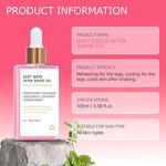 After Shave Oil Manufacturer - Private Label Deep Moisturizing Smooth Skin Bikini Area After Shave Serum Oil Strawberry Soft Serve Oil