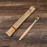 Bamboo Toothbrush Manufacturer - OEM Wholesale 100% Eco Friendly Biodegradable Color Brush Kids Adult Disposable Soft Bamboo Toothbrush