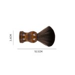 Beard Brush Manufacturer - Hot Selling Professional New Style Solid Wood Handle Salon Men's Shaving Brush