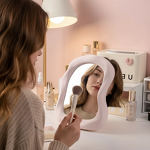 Makeup Mirror Manufacturer - High-Definition Decorative Mirrors Cosmetic Desktop Makeup Mirror Candy Color Round Silver Single-Sided