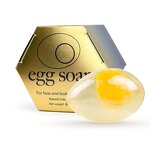 Bath Soap Manufacturer - Wholesale Whitening Skin Deep Cleaning Dirt Handmade Egg Soap Body Collagen Cleaning Acne Repair Facial Soap