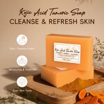Bath Soap Manufacturer - Private Label Turmeric Vitamin C Essential Oil Facial Soap Hyaluronic Acid Body Cleansing Bar Dark Spots Remover