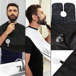 Beard Apron Manufacturer - Private Logo Men Face Beard Shaving Apron Care Cleaning Adult Shaver Trimming Cape