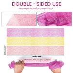 Body Scrubber Manufacturer - Nylon Long Stretch African Net Brush for Body Exfoliating Shower Back Scrubber