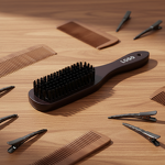 Beard Brush Manufacturer - Custom Logo Wholesale Boar Bristle Wood Handle Men Daily Care Hair Styling Brush