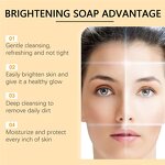 Soap Set Manufacturer - 100% Natural Organic Turmeric Soap Cleanser Set Whitening Anti Acne Oil Control Brightening Skincare Set