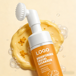 Facial Cleanser Set Manufacturer - Private Label Lemon Turmeric Kojic Acid Brightening Glow Organic Foam Facial Cleanser Soap Skincare Set