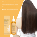 Hair Growth Oil Manufacturer - Custom Logo Gentle Nourishing Rosemary 100ml Anti Loss Scalp Care Essential Oil