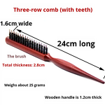 Beard Brush Manufacturer - Best-selling Boar Bristle Beard & Mustache Handled Brush for Men Shaving Beard Care Brush with Handle