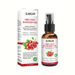 Face Serum Manufacturer - New Arrival Private Label Organic Rose Hip Seed Oil Skin Care Facial Serum Hydrating Moisturizing Rose Oil Serum