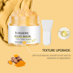 Facial Mask Manufacturer - New Arrived Chinese Whitening Turmeric Organic Brightening Facial Night Clay Mud Mask