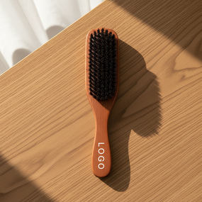 Beard Brush Manufacturer - Custom Logo Wholesale Hair Beard Boar Bristle Long Handle Shaving Brush for Men