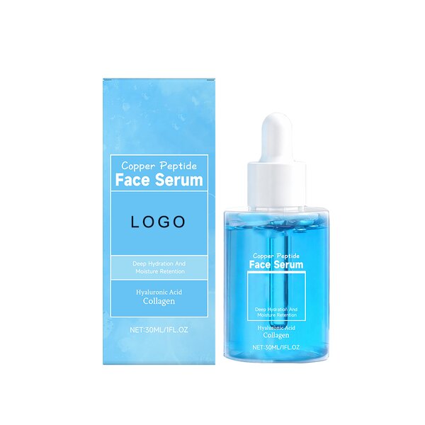 Face Serum Manufacturer - Private Label Facial Serum Tightening Repairing Blue Copper Peptide with Hyaluronic Acid