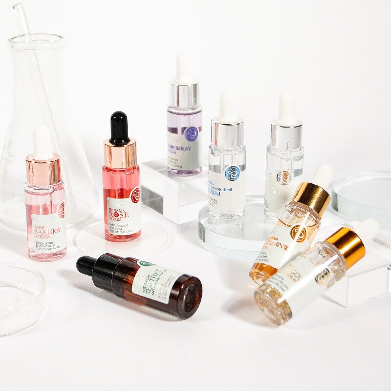 Face Serum Manufacturer - OEM Private Label Skin Products Hyaluronic Acid Nicotinamide Anti-Aging Vitamin C Serum